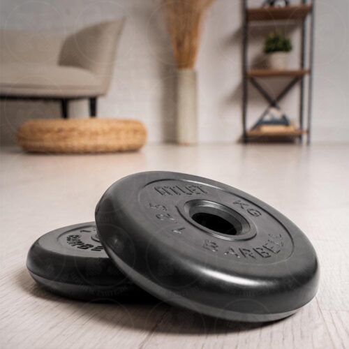 Блины для штанги и гантелей 1,25 кг D 26 мм Barbell Atlet