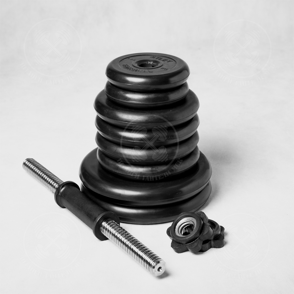 Гантели разборные Barbell 25 кг. D26мм — изображение 4