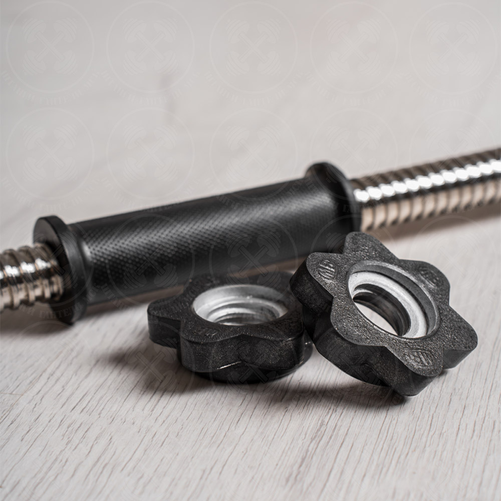Гриф для гантелей D 26 мм 40 см Barbell обрезиненный — изображение 4