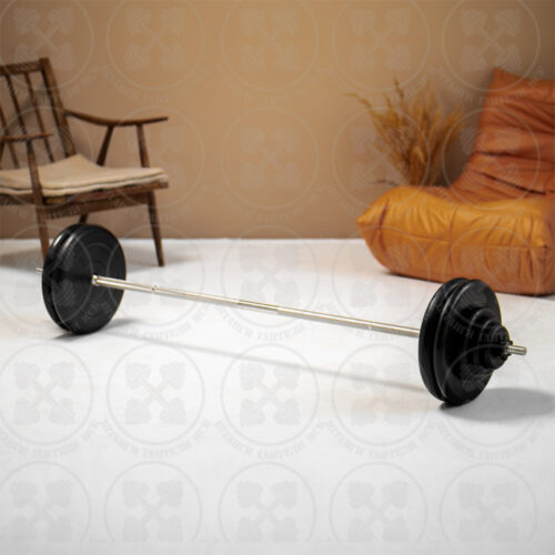 Штанга с блинами 105 кг D 26 мм L180 см Barbell