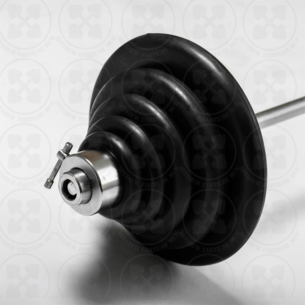 Штанга c блинами 95 кг D51mm Barbell — изображение 2