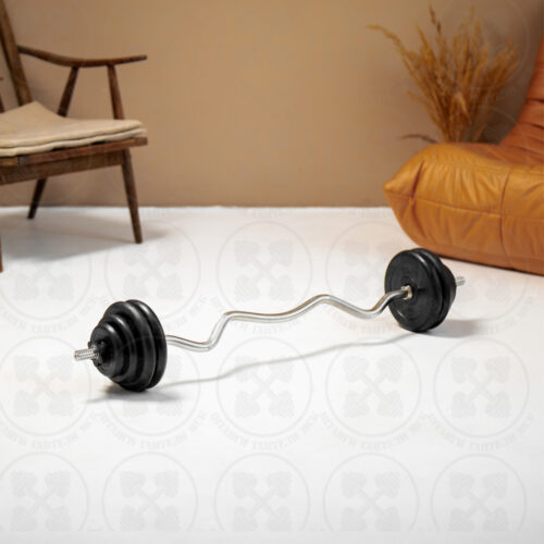 Штанга с блинами EZ-образная D26mm 32,5 кг Barbell
