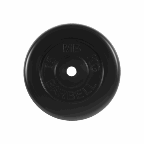 Блины для штанги и гантелей 15 кг D 26 мм MB Barbell
