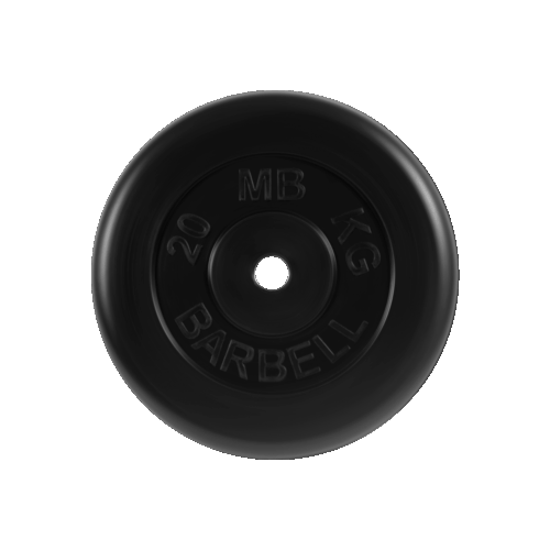 Блины для штанги и гантелей 20 кг D 26 мм MB Barbell
