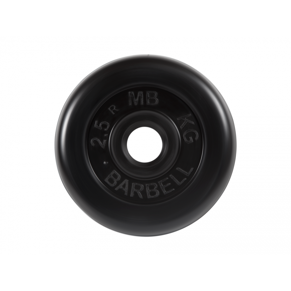 Блины для штанги и гантелей 2,5 кг D 26 мм MB Barbell