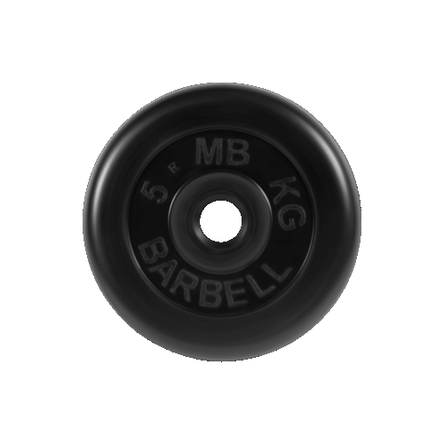 Блины для штанги и гантелей 5 кг D 26 мм MB Barbell