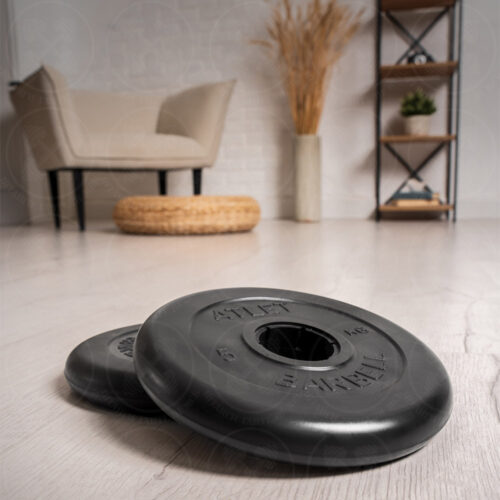 Блины для штанги и гантелей 5 кг D 51 мм Barbell Atlet