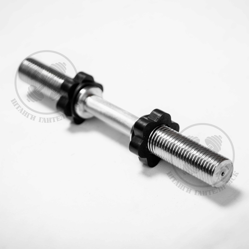Гриф для гантелей D 51 мм Barbell необрезиненный — изображение 2
