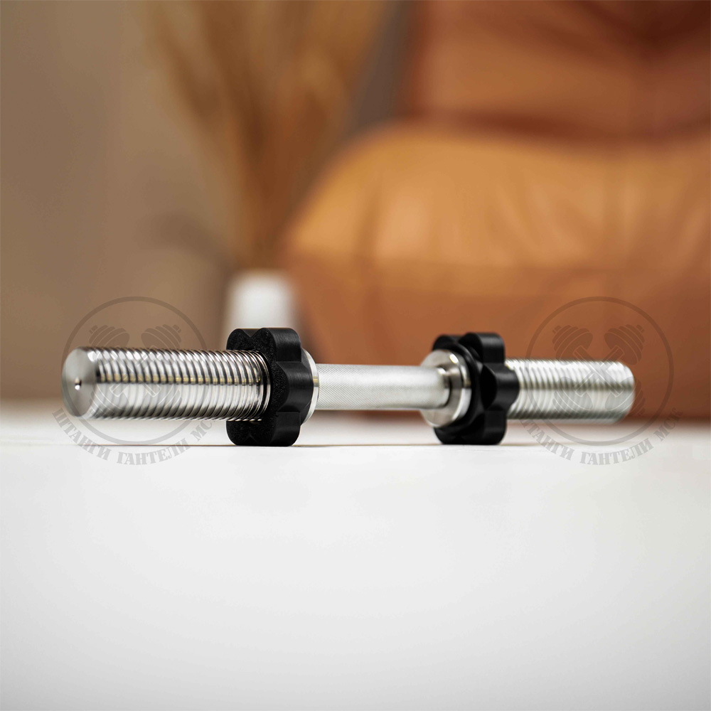 Гриф для гантелей D 51 мм Barbell необрезиненный