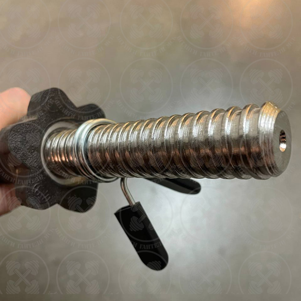 Замки (зажимы) пружинные для штанги d 26 mm Barbell — изображение 2
